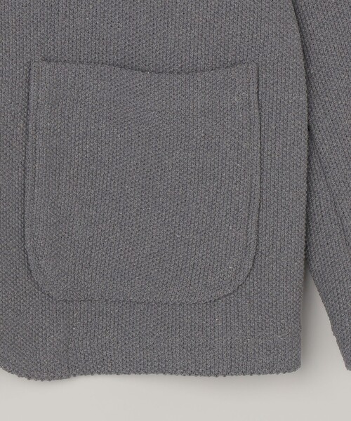 SHIPS any（シップス エニィ）の「SHIPS any:〈洗濯機可能〉TEXBRID(R) リネン混 タックハニカム ニット ジャケット◇（テーラードジャケット・メンズ・ネイビー/チャコールグレー・X-LARGE/LARGE/MEDIUM/SMALL）」の15枚目の写真