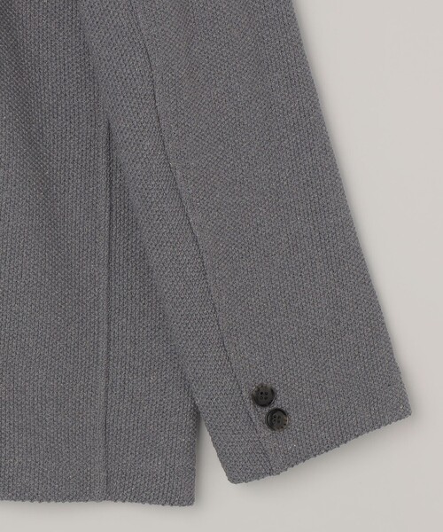 SHIPS any（シップス エニィ）の「SHIPS any:〈洗濯機可能〉TEXBRID(R) リネン混 タックハニカム ニット ジャケット◇（テーラードジャケット・メンズ・ネイビー/チャコールグレー・X-LARGE/LARGE/MEDIUM/SMALL）」の19枚目の写真