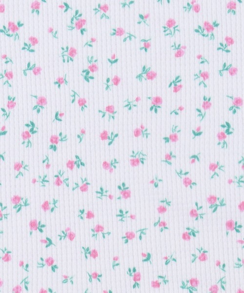 WC（ダブル シー）の「フリルラインリトルフラワーワッフルロンT（Tシャツ/カットソー・レディース・ピンク/サックスブルー・FREE）」の22枚目の写真