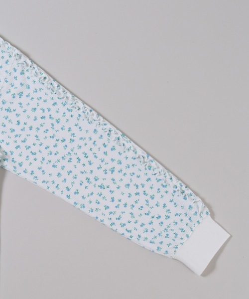 WC（ダブル シー）の「フリルラインリトルフラワーワッフルロンT（Tシャツ/カットソー・レディース・ピンク/サックスブルー・FREE）」の17枚目の写真