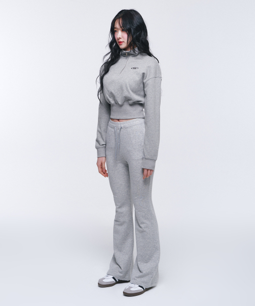 BORN TO WIN（ボーントゥウィン）の「W SILVER B HALF ZIP UP SWEATSHIRTS [MELANGE GREY]（スウェット・レディース・その他・1/2）」の5枚目の写真