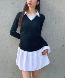 3.3 Field Trip  | 3.3 Field Trip／シャツレイヤードワンピース(シャツワンピース)