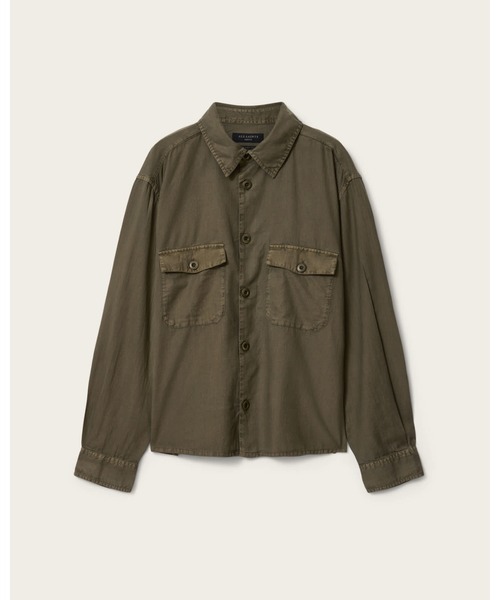 ALLSAINTS(オールセインツ)の「STRAND RELAXED FIT SHIRT | STRAND リラックス フィット シャツ(シャツ/ブラウス・メンズ・グリーン系その他・XS/S/M/L)」の6枚目の写真