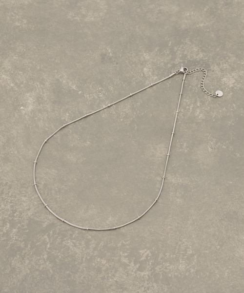 CIAOPANIC TYPY（チャオパニックティピー）の「lilステンレスカシメチェーンネックレス（ネックレス・レディース・ゴールド/シルバー・ONE SIZE）」の5枚目の写真