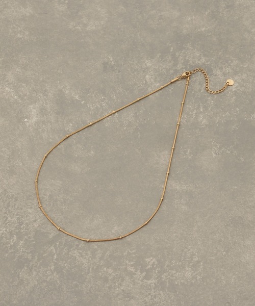 CIAOPANIC TYPY（チャオパニックティピー）の「lilステンレスカシメチェーンネックレス（ネックレス・レディース・ゴールド/シルバー・ONE SIZE）」の6枚目の写真