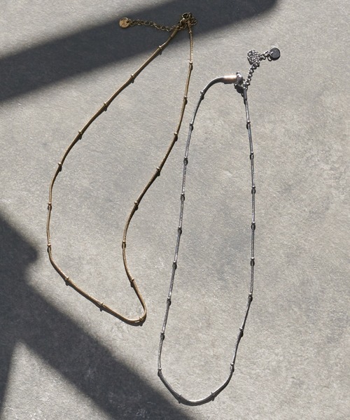 CIAOPANIC TYPY（チャオパニックティピー）の「lilステンレスカシメチェーンネックレス（ネックレス・レディース・ゴールド/シルバー・ONE SIZE）」の9枚目の写真