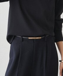 LOUNGEDRESS（ラウンジドレス）の「《ご好評につき新色ボルドー登場》メタルバックルナローベルト（ベルト）」