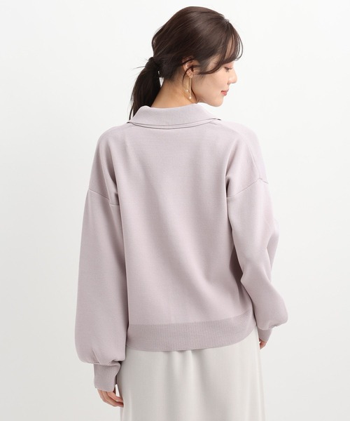 Andemiu（アンデミュウ）の「エリツキキンボタンカーディガン639517（ニット/セーター・レディース・ブラック/ブルーグレー/グレイッシュベージュ・FREE）」の21枚目の写真