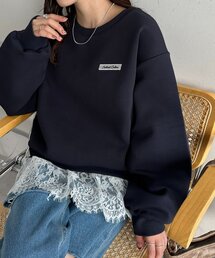 DISCOAT（ディスコート）の「ワンポイント刺繍ダンボールプルオーバー（スウェット）」