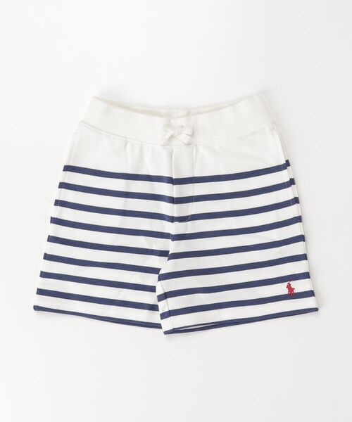 POLO RALPH LAUREN CHILDRENSWEAR（ポロ ラルフ ローレン チルドレンズウェア）の「ストライプド フレンチ テリー ショートパンツ（その他パンツ・キッズ・ホワイト・L/M/S/XL）」の3枚目の写真