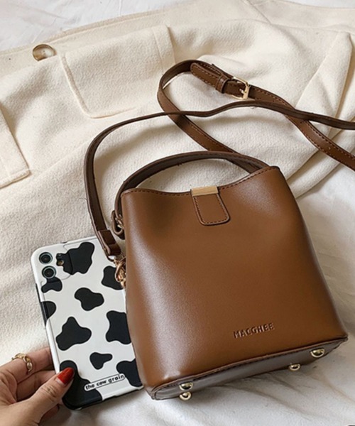 c.u.l（シーユーエル）の「2way バケツ型 合皮 フェイクレザー ショルダーバッグ cula1417（ショルダーバッグ・レディース・ブラウン系その他/ブラック/ダークブラウン/ブラウン・FREE）」の19枚目の写真