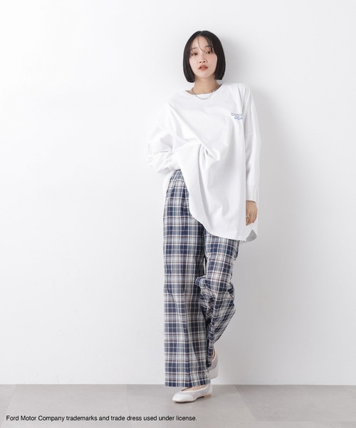 GOOD ROCK SPEED(グッドロックスピード)の「GOOD ROCK SPEED/FORD Big LS shirts(Tシャツ/カットソー・レディース・ホワイト・FREE)」の5枚目の写真