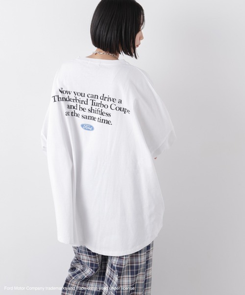 GOOD ROCK SPEED(グッドロックスピード)の「GOOD ROCK SPEED/FORD Big LS shirts(Tシャツ/カットソー・レディース・ホワイト・FREE)」の3枚目の写真