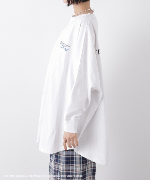 GOOD ROCK SPEED(グッドロックスピード)の「GOOD ROCK SPEED/FORD Big LS shirts(Tシャツ/カットソー・レディース・ホワイト・FREE)」の10枚目の写真