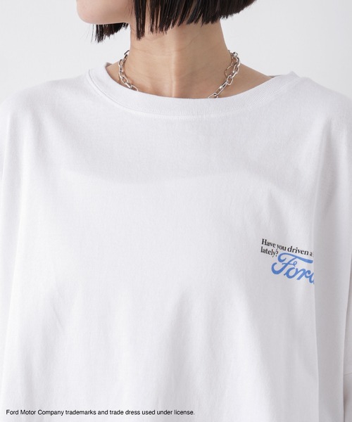GOOD ROCK SPEED(グッドロックスピード)の「GOOD ROCK SPEED/FORD Big LS shirts(Tシャツ/カットソー・レディース・ホワイト・FREE)」の12枚目の写真
