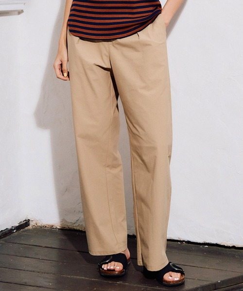 RIKKA FEMME(リッカファム)の「RIKKA FEMME/リッカファム ロングパンツ チノパン 吸水速乾 UVカット RF6S-3104(その他パンツ・レディース・カーキ/ベージュ/ブラック・S/M/M/L)」の3枚目の写真