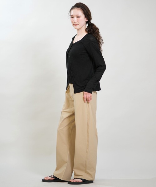 RIKKA FEMME(リッカファム)の「RIKKA FEMME/リッカファム ロングパンツ チノパン 吸水速乾 UVカット RF6S-3104(その他パンツ・レディース・カーキ/ベージュ/ブラック・S/M/M/L)」の17枚目の写真