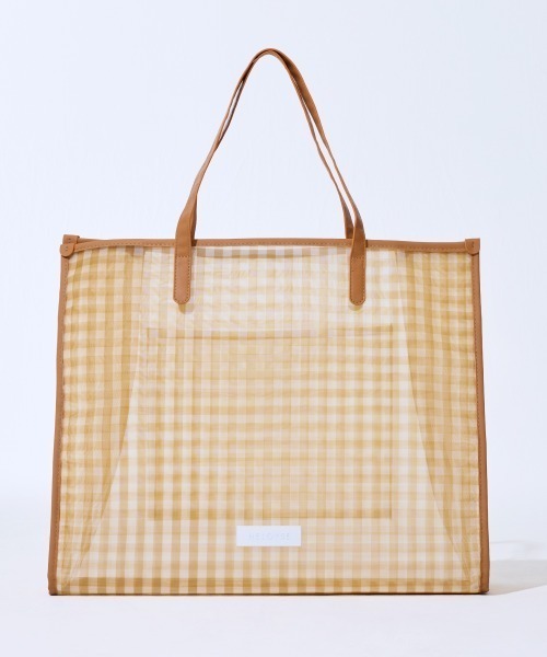 HELOYSE(エロイーズ)の「BEACH SQUARE TOTE(トートバッグ・レディース・グリーン/レオパード/ブラック/ベージュ・FREE)」の9枚目の写真