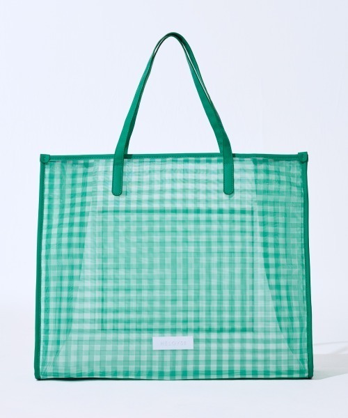 HELOYSE(エロイーズ)の「BEACH SQUARE TOTE(トートバッグ・レディース・グリーン/レオパード/ブラック/ベージュ・FREE)」の14枚目の写真