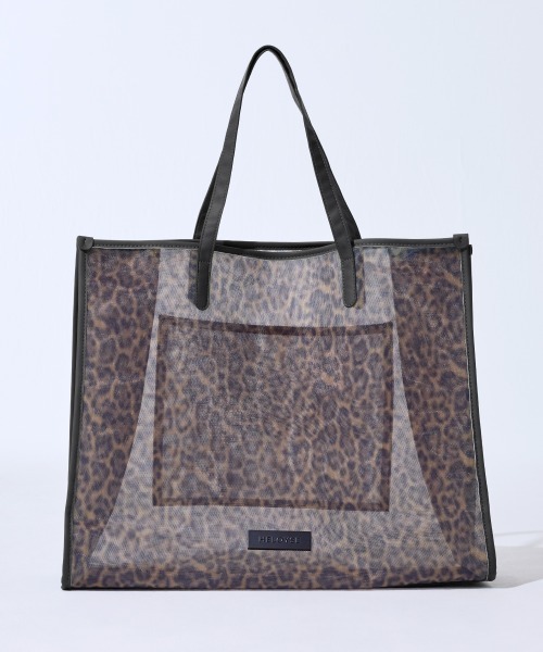HELOYSE(エロイーズ)の「BEACH SQUARE TOTE(トートバッグ・レディース・グリーン/レオパード/ブラック/ベージュ・FREE)」の16枚目の写真