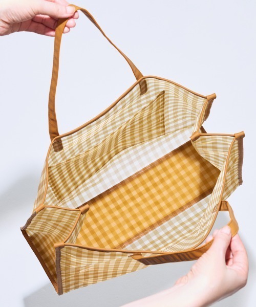HELOYSE(エロイーズ)の「BEACH SQUARE TOTE(トートバッグ・レディース・グリーン/レオパード/ブラック/ベージュ・FREE)」の10枚目の写真