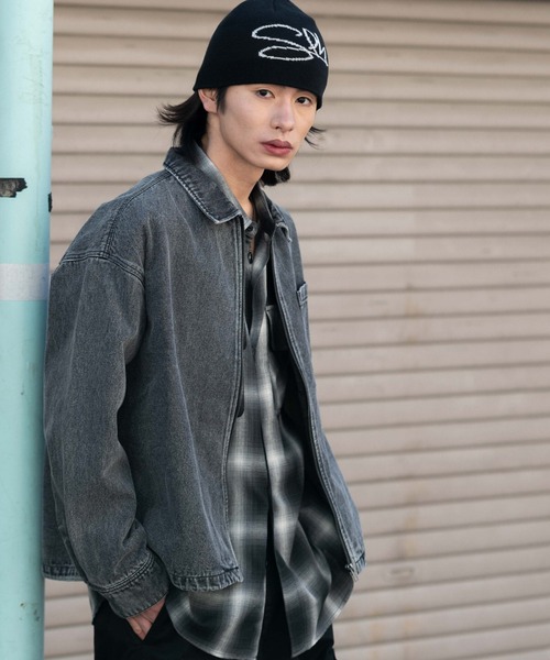 WEGO(ウィゴー)の「WEGO/【26年春夏新作】デニムシャツジャケット(デニムジャケット・メンズ・コバルトブルー/ブラック系3・MEDIUM/LARGE)」の18枚目の写真