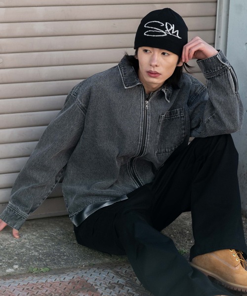 WEGO(ウィゴー)の「WEGO/【26年春夏新作】デニムシャツジャケット(デニムジャケット・メンズ・コバルトブルー/ブラック系3・MEDIUM/LARGE)」の21枚目の写真