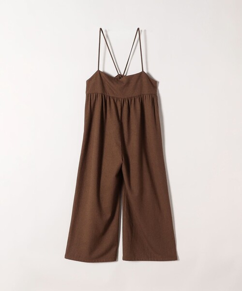 SHIPS any（シップス エニィ）の「SHIPS any:〈洗濯機可能〉ループヤーン イージー ギャザー サロペット（サロペット/オーバーオール・レディース・ブラック/ブラウン・ONE SIZE）」の19枚目の写真