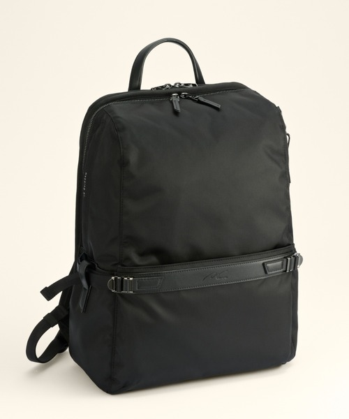 W&.Day/Night（ダブルアンド デイナイト）の「リュックサック リッカ スクエアリュック２ 21L B4サイズ 15.6インチPC ボトルホルダー 19153（バックパック/リュック・レディース・アッシュブラウン/ブラック/スモークピンク・FREE）」の17枚目の写真