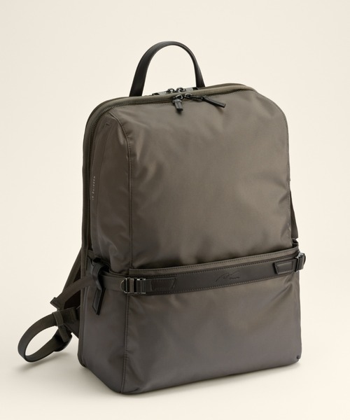 W&.Day/Night（ダブルアンド デイナイト）の「リュックサック リッカ スクエアリュック２ 21L B4サイズ 15.6インチPC ボトルホルダー 19153（バックパック/リュック・レディース・アッシュブラウン/ブラック/スモークピンク・FREE）」の19枚目の写真