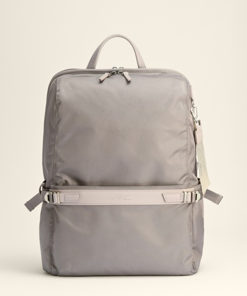 W&.Day/Night（ダブルアンド デイナイト）の「リュックサック リッカ スクエアリュック２ 21L B4サイズ 15.6インチPC ボトルホルダー 19153（バックパック/リュック・レディース・アッシュブラウン/ブラック/スモークピンク・FREE）」の20枚目の写真