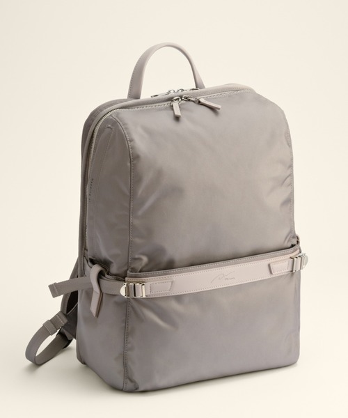 W&.Day/Night（ダブルアンド デイナイト）の「リュックサック リッカ スクエアリュック２ 21L B4サイズ 15.6インチPC ボトルホルダー 19153（バックパック/リュック・レディース・アッシュブラウン/ブラック/スモークピンク・FREE）」の21枚目の写真
