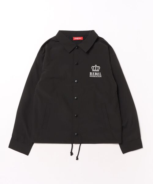 BABYDOLL（ベビードール）の「コーチジャケット 1384K（ナイロンジャケット・キッズ・ブラック/ライトインディゴブルー・100cm/120cm/130cm/90cm/110cm）」の2枚目の写真