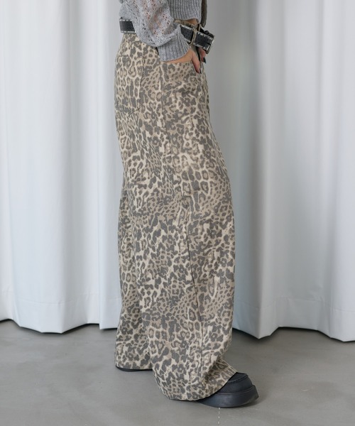 sedacle girl(セダクルガール)の「ボタンフライレオパードパンツ(その他パンツ・レディース・ベージュ・SMALL/MEDIUM)」の7枚目の写真