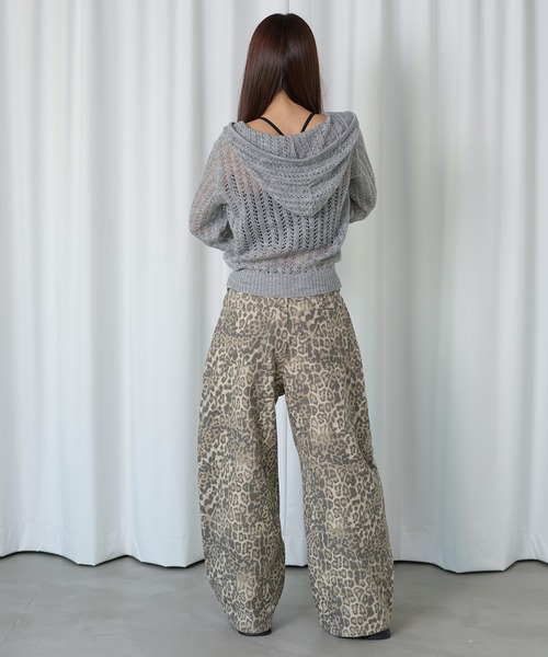 sedacle girl(セダクルガール)の「ボタンフライレオパードパンツ(その他パンツ・レディース・ベージュ・SMALL/MEDIUM)」の12枚目の写真