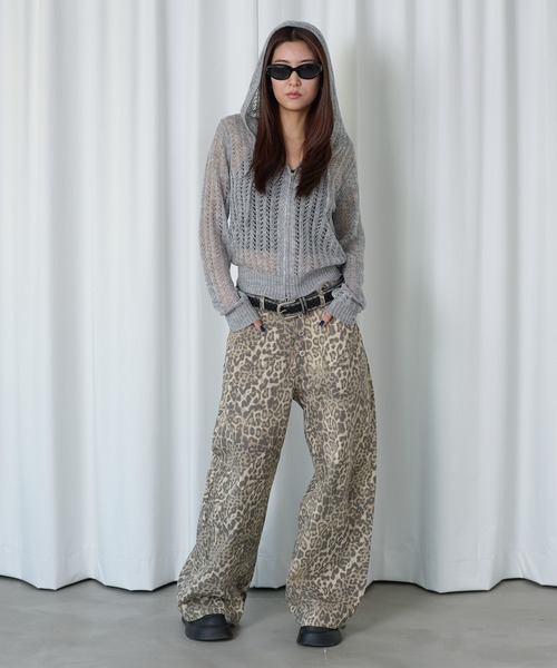 sedacle girl(セダクルガール)の「ボタンフライレオパードパンツ(その他パンツ・レディース・ベージュ・SMALL/MEDIUM)」の14枚目の写真