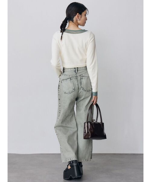 MURUA（ムルーア）の「フレームスクエアバッグ（ショルダーバッグ・レディース・ブラック/ブラウン・FREE）」の7枚目の写真