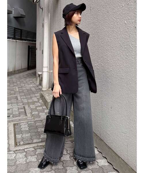 MURUA（ムルーア）の「フレームスクエアバッグ（ショルダーバッグ・レディース・ブラック/ブラウン・FREE）」の17枚目の写真