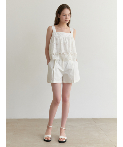 RE_L（リエル）の「Trimming lace blouse (white)（シャツ/ブラウス・レディース・その他・FREE）」の3枚目の写真