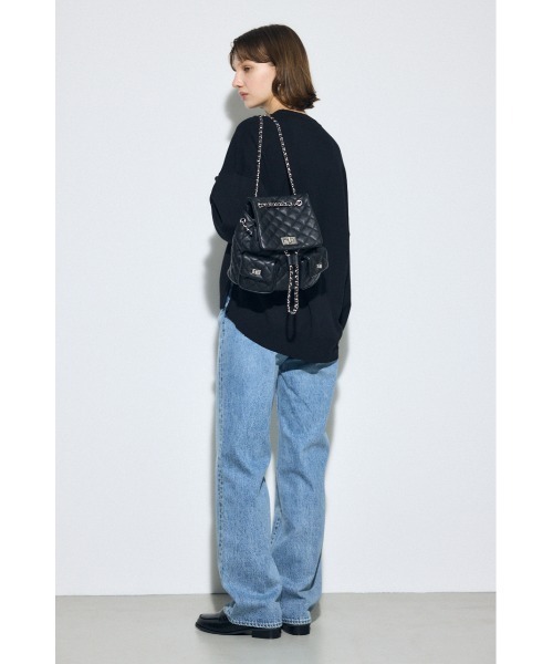 AZUL by moussy（アズールバイマウジー）の「【WEB限定】3WAYキルティングリュック（バックパック/リュック・レディース・ブルー/グレイッシュベージュ/ブラック・FREE）」の7枚目の写真