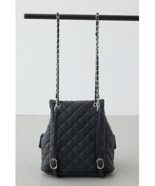 AZUL by moussy（アズールバイマウジー）の「【WEB限定】3WAYキルティングリュック（バックパック/リュック・レディース・ブルー/グレイッシュベージュ/ブラック・FREE）」の10枚目の写真