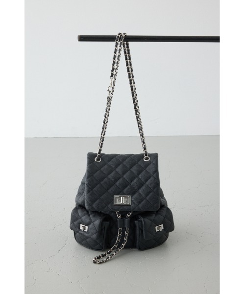 AZUL by moussy（アズールバイマウジー）の「【WEB限定】3WAYキルティングリュック（バックパック/リュック・レディース・ブルー/グレイッシュベージュ/ブラック・FREE）」の16枚目の写真