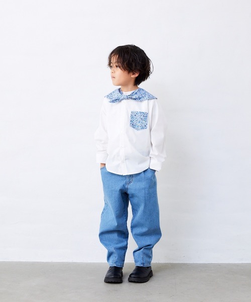Fluffy BROTHERS（フラッフィーブラザーズ）の「タックパンツ（その他パンツ・キッズ・ブラウン/ブルー・130cm/120cm/110cm/100cm/90cm/150cm/140cm）」の13枚目の写真
