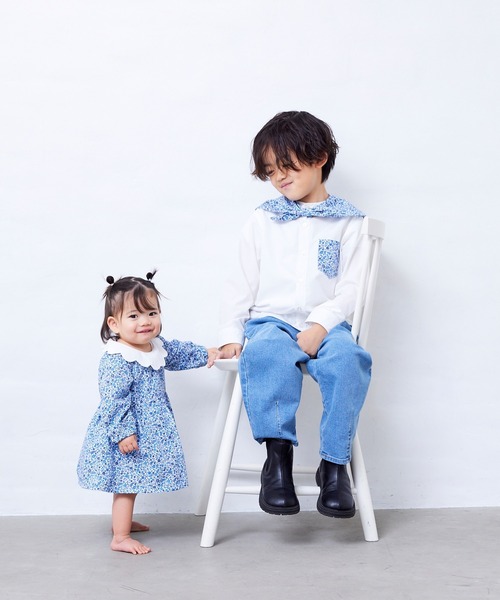 Fluffy BROTHERS（フラッフィーブラザーズ）の「タックパンツ（その他パンツ・キッズ・ブラウン/ブルー・130cm/120cm/110cm/100cm/90cm/150cm/140cm）」の21枚目の写真