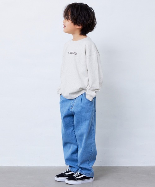 Fluffy BROTHERS（フラッフィーブラザーズ）の「タックパンツ（その他パンツ・キッズ・ブラウン/ブルー・130cm/120cm/110cm/100cm/90cm/150cm/140cm）」の4枚目の写真