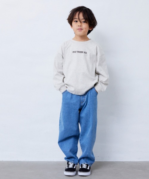 Fluffy BROTHERS（フラッフィーブラザーズ）の「タックパンツ（その他パンツ・キッズ・ブラウン/ブルー・130cm/120cm/110cm/100cm/90cm/150cm/140cm）」の9枚目の写真