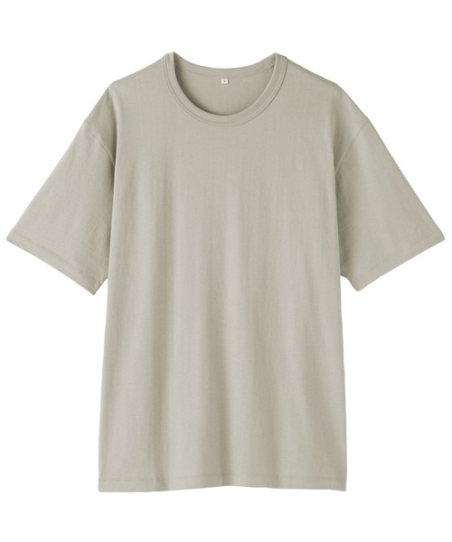 MUJI Labo(ムジラボ)の「〔MUJI Labo〕紳士 昔ながらの製法で編み立てた天竺クルーネック半袖Tシャツ(Tシャツ/カットソー・メンズ・サンドベージュ/ホワイト/ブラック/パープル系/ブルー・S/M/L/XL)」の16枚目の写真