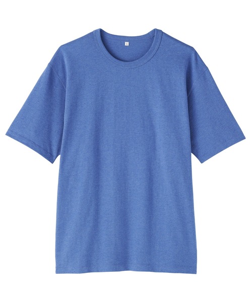 MUJI Labo(ムジラボ)の「〔MUJI Labo〕紳士 昔ながらの製法で編み立てた天竺クルーネック半袖Tシャツ(Tシャツ/カットソー・メンズ・サンドベージュ/ホワイト/ブラック/パープル系/ブルー・S/M/L/XL)」の19枚目の写真