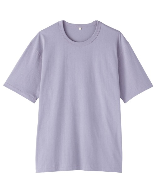 MUJI Labo(ムジラボ)の「〔MUJI Labo〕紳士 昔ながらの製法で編み立てた天竺クルーネック半袖Tシャツ(Tシャツ/カットソー・メンズ・サンドベージュ/ホワイト/ブラック/パープル系/ブルー・S/M/L/XL)」の22枚目の写真