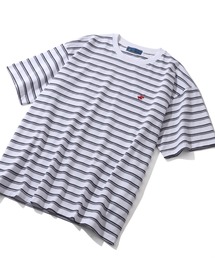 【BEVERLY HILLS POLO CLUB/ビバリーヒルズポロクラブ】ワンポイント ロゴ刺繍 半袖 クルーネックＴシャツ